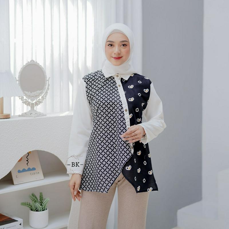 Batik Wanita Modern Baju Batik wanita Atasan Wanita Batik 2