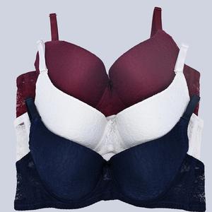 BR20281B Sujetador con varillas para mujer con encaje  Copa B  (3 Piezas) - ideal para regalar a mama en su dia o consentirte a ti misma