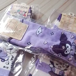 6 Pasang Kaos Kaki Kuromi Anak Perempuan Tk Sd 4-12 Tahun Fashion Motif Cewek