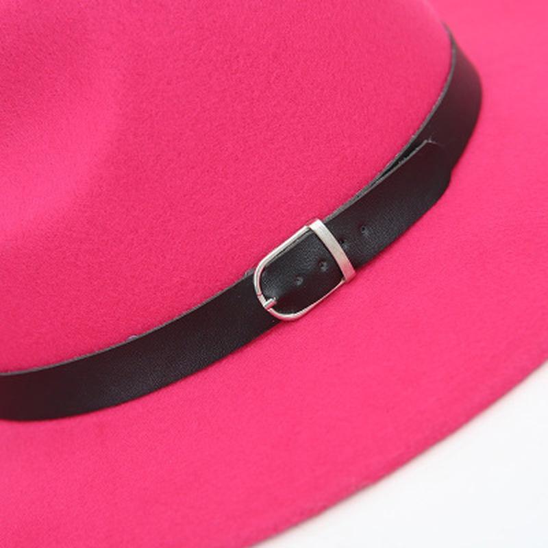 Product Introduction of New Fashion Men Women's Fashion Jazz Hat Woolen Blend Cap Outdoor Casual Hat 11
