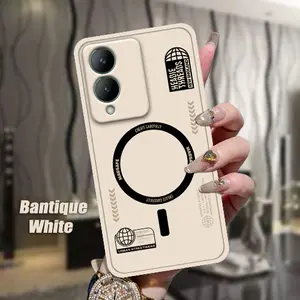 Softcase Macaron Magsafe V*vo Y17S Casing Handphone Lembut Case Pelindung Hp