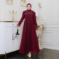 Gambar GAMIS OZIAS BROKAT 10015 LD 105 120 I Gamis Kondangan Wanita I Gamis Fashion Muslimah - Putih, LD 120 dari Ozias.id Kota Administrasi Jakarta Barat 5 Tokopedia