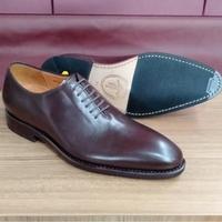 Gambar Fortuna Shoes Sepatu Kulit Pria Oxford Wholecut - Half Vibram 8275 - Dark Brown, 5 dari Fortuna Shoes Indonesia Kota Bandung 2 Tokopedia