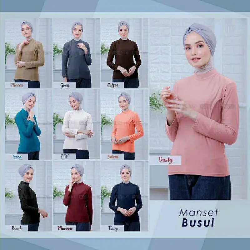 manset busui / menset ibu menyusui lengan panjang /manset menyusui friendly