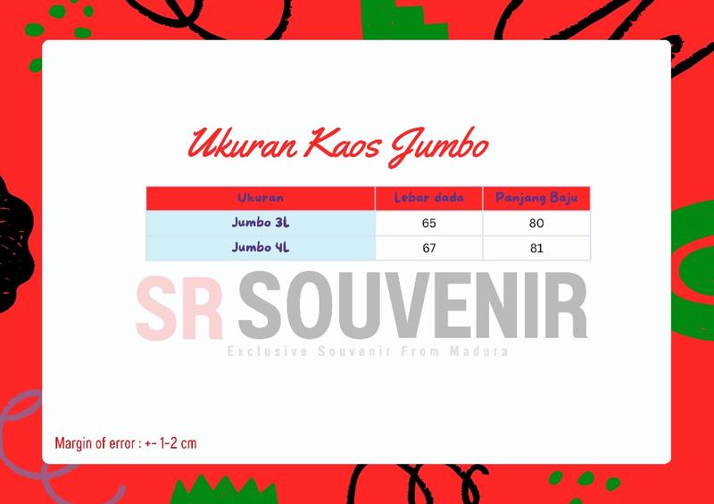 Product Introduction of Kaos Sakera Jumbo Baju Adat Madura Merah Putih 0