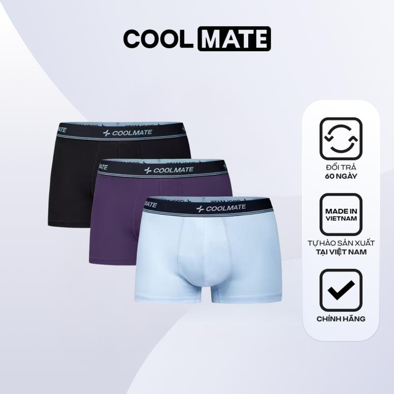Pack 3 Quần Lót Nam Cotton Compact thoáng khí co giãn - Coolmate