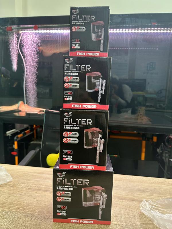 Lọc Thác Bể Cá EBang FW B01 B02 B03 B04 dùng cho bể thuỷ sinh 15 20 25 30 đến 60-80cm