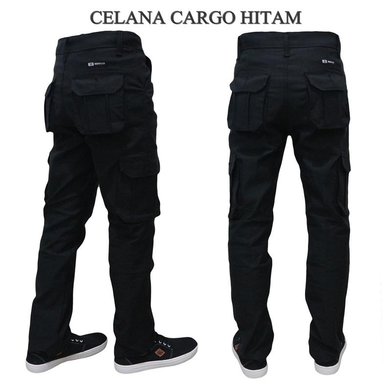 Celana Cargo Panjang Dickies Pria Cowok hitam abu hijau army cream berkualitas 5
