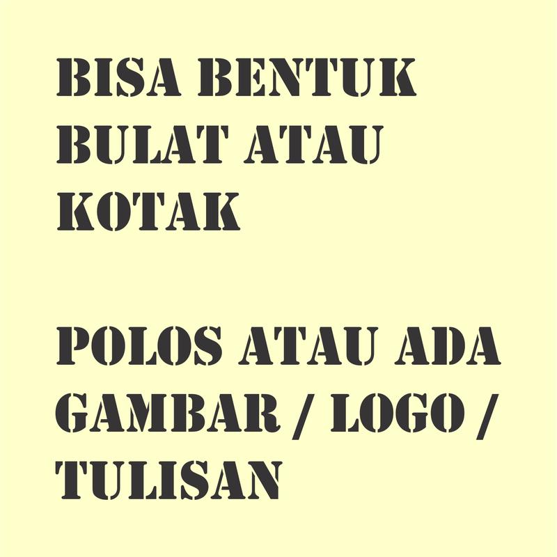Stiker bulat cromo vinyl ukuran kecil stiker kecil stiker bulat kecil custom logo gambar desain 3