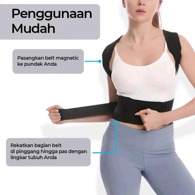 Sabuk Badan Memperbaiki Penampilan Badan Tegak Anti Bungkuk 2