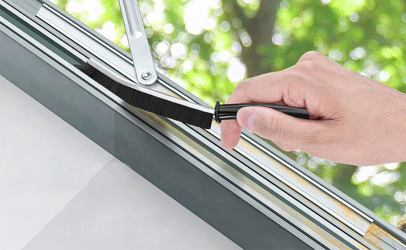 Product Introduction of Dead Corners Cleaning Brush - Effective Window and Door Gap Cleaner with Hard Bristles 3
