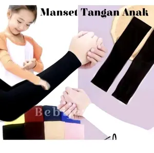 Manset Tangan Anak Usia 4-12th Manset Lengan Rayon premium Panjang Muslim