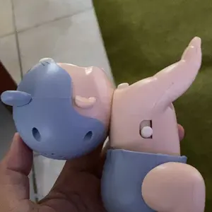 Mainan Bayi Boneka Robot Merangkak Jalan Musik Toys Biru Pink Crawling Doll