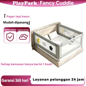 【COD】Pagar tepi kasur anak anti jatuh penghalang tepi kasur anti turun pagar pelindung bayi sisi tunggal batang pagar pelindung kasur naik turun