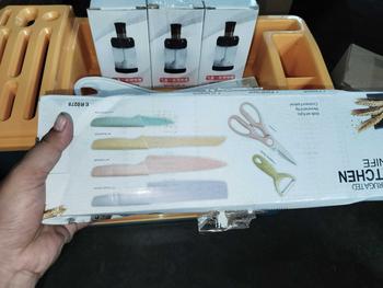 Product Review of (KK) COD LEBIH HEMAT!! Kitchenware Rak Penyimpanan Bumbu Dapur Dengan 6 Laci FREE 6Pcs Sendok + 6in1 Pisau Set + 3 Pcs Botol Bumbu + Botol Minyak 630 ML from p**i 2