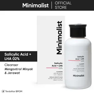 Minimalist 2% Salicylic Acid Cleanser | Anti Acne Face Wash with LHA | Sabun Cuci Muka untuk Kulit Berminyak dan Jerawat | 100 ML Facial Kotoran