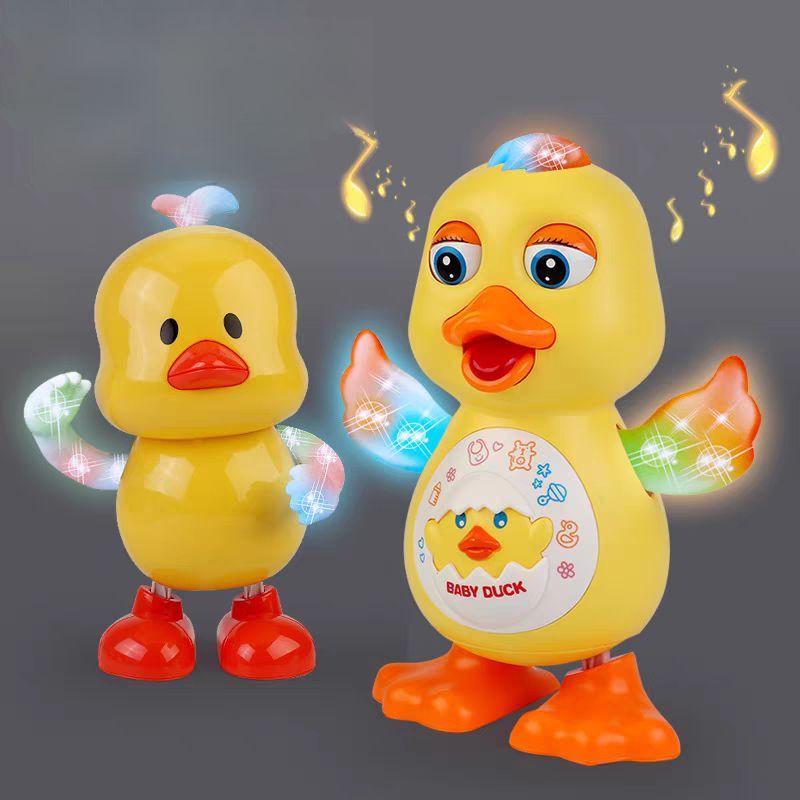 Đồ chơi con vịt nhảy múa có đèn và nhạc vui nhộn cho bé