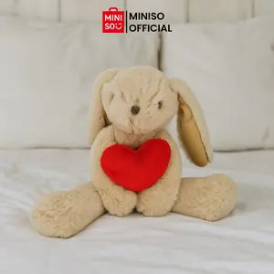 MINISO Make a Friend 8in. Rabbit Plush Toy Boneka Gift Kelinci Lucu Mainan Anak Bahan Halus Lembut