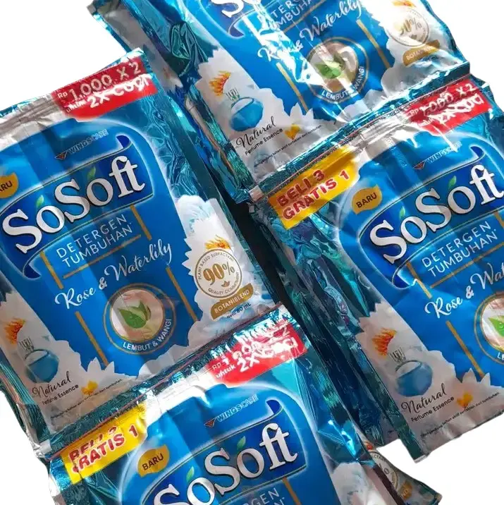 Deterjen cair Sosoft 1000 isi 16pcs