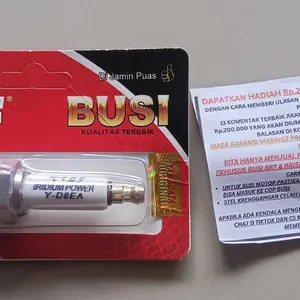 BUSI RACING IRIDIUM ORIGINAL / BUSI SUPER IRIDIUM ORIGINAL SEGEL HOLOGRAM BERGARANSI 1 TAHUN