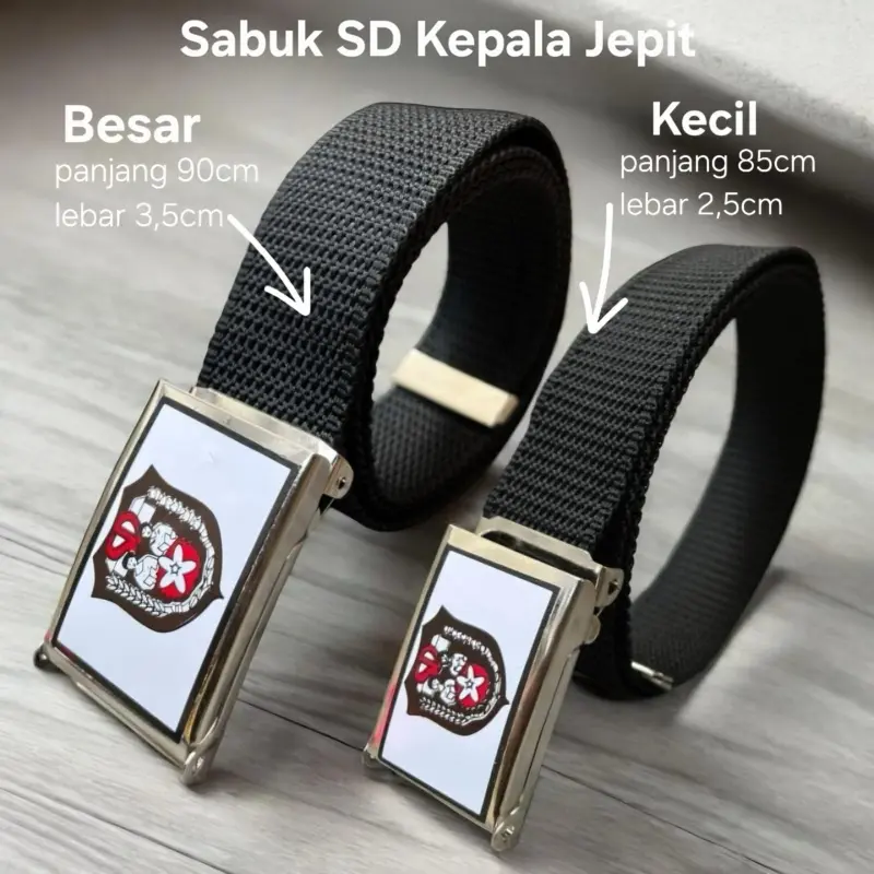 SABUK IKAT PINGGANG GESPER SD JEPIT