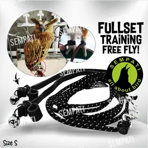 SEMPATI Anklet Celepuk Angklet Celepuk Tali Kaki Burung Hantu Elang Owl Alap Alap Kabit Castrel Kastrel Bop Falconry Knots Ukuran S Angbhs Aktif
