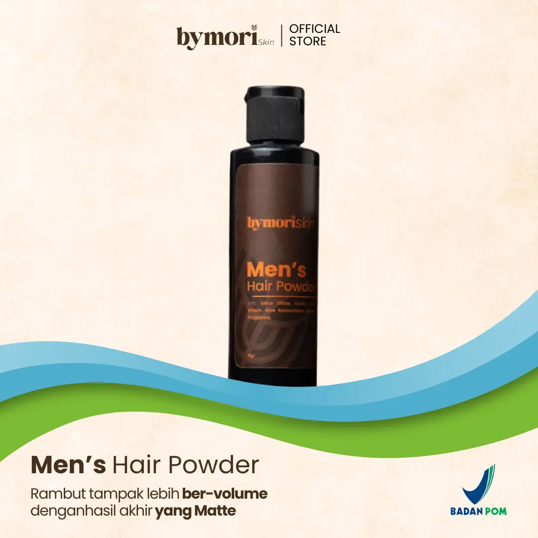 Bymoriskin Hair Powder For Mens Bedak Bubuk Rambut Anti Lepek Perawatan Kesehatan Kulit Kepala Pria Kekinian