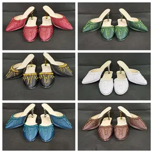 Sandal selop pengantin bahan bridal payet