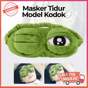 Penutup Mata Tidur Sleeping Eye Mask Model Kodok - SAD