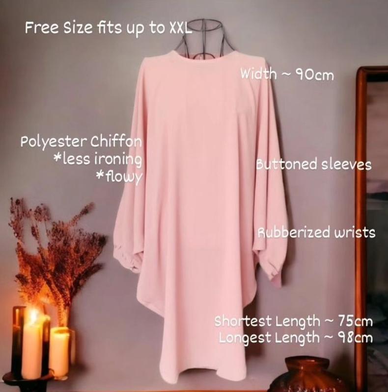 Melur Batwing Flowy Tunic