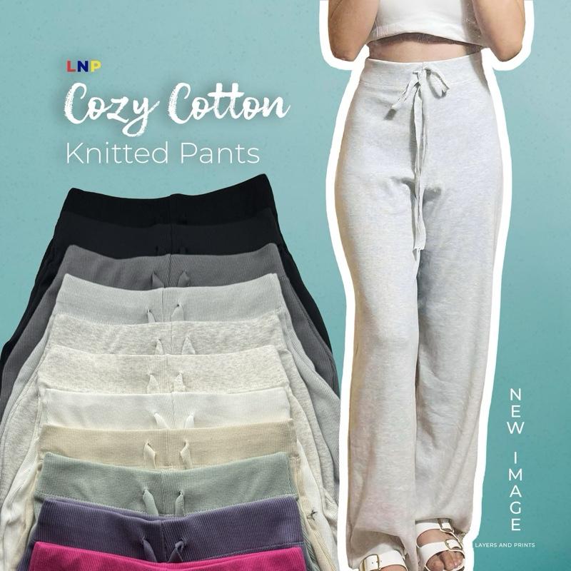 3.3 LNP Cozy Cotton Knit Pants 24-36 waistline 39" length