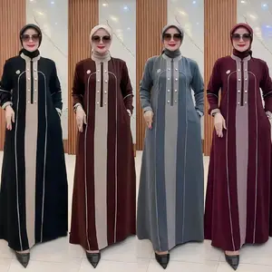 Yunna Dress - Gamis Terbaru Simpel Casual dan Elegan