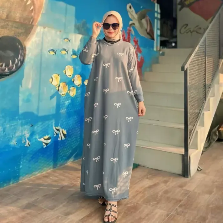 Belva Dress Knit Motif Pita