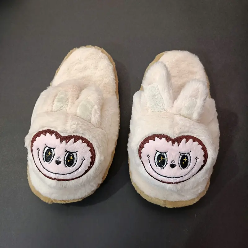 Sandal Labubu Bulu Pink Sandal Anak-Anak Kaki Fashion 7