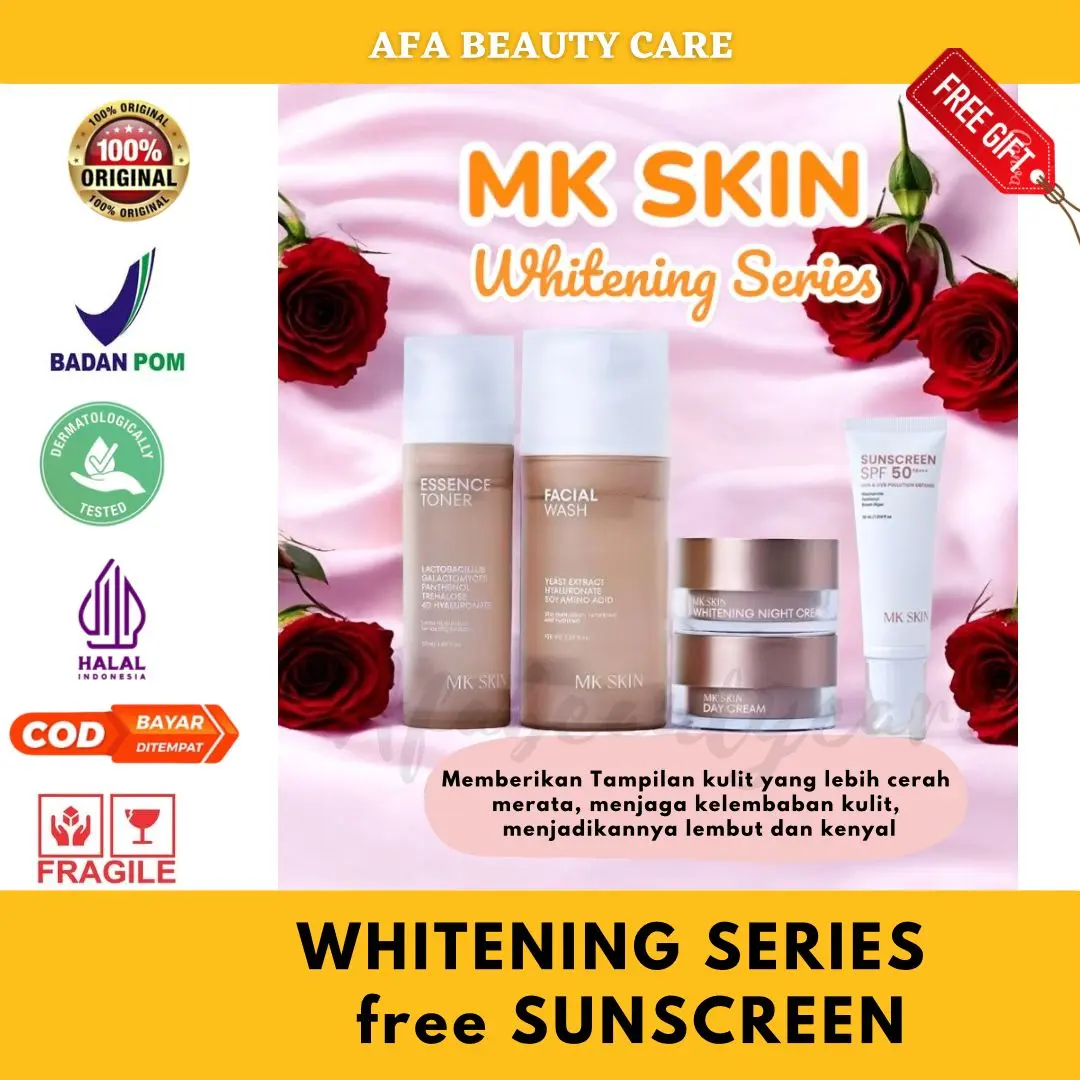 MK SKIN - PAKET WHITENING SERIES BY MAHARANI KEMALA