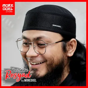 Songkok Dewasa Kopiah Peci Hitam Kekinian Rosyad by Moredoel