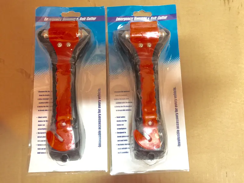 Car Emergency Hammer - Safety Escape Glass Window Breaker Seat Belt Cutter Tool 6