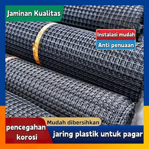 50M Jaring  Pagar Plastik / Jaring Untuk Peternakan Ayam / Jaringan Taman / Perlindungan Matahari Terhadap Korosi untuk Perlindungan halaman, kebun buah, dan peternakan