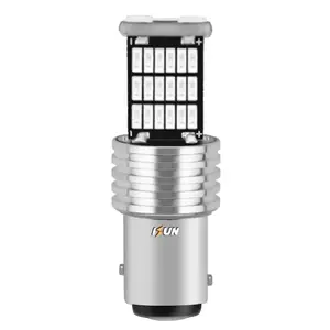iSUN 45-Series Lampu LED Rem Brake Mobil Motor 1157 Bayonet DC 12V 5W