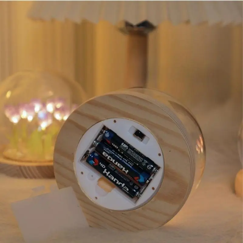 13 Tulip/Lampu Malam Diy Tulip/Dekorasi Buket Hadiah Ulang Tahun/Hadiah Hari Valentine/Lampu Hias Kamar Tidur Anak Perempuan Led Tulips 4
