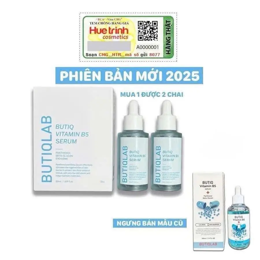 Serum B5 ButiQ Chính Hãng Skincare - Tái Tạo Tế Bào Mới Nhanh Chóng