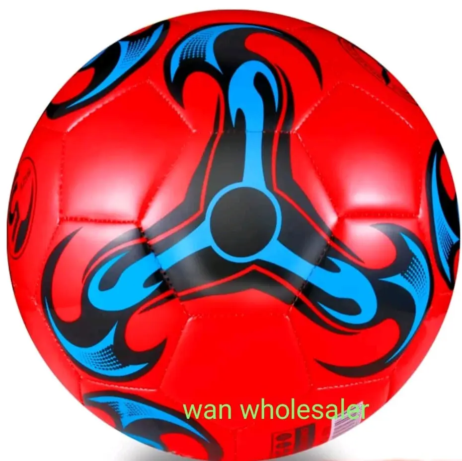 soccer football red blue size 5 bola sepak