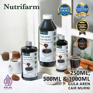 NUTRIFARM GULA AREN CAIR MURNI 250ML, 500ML, DAN 1000ML