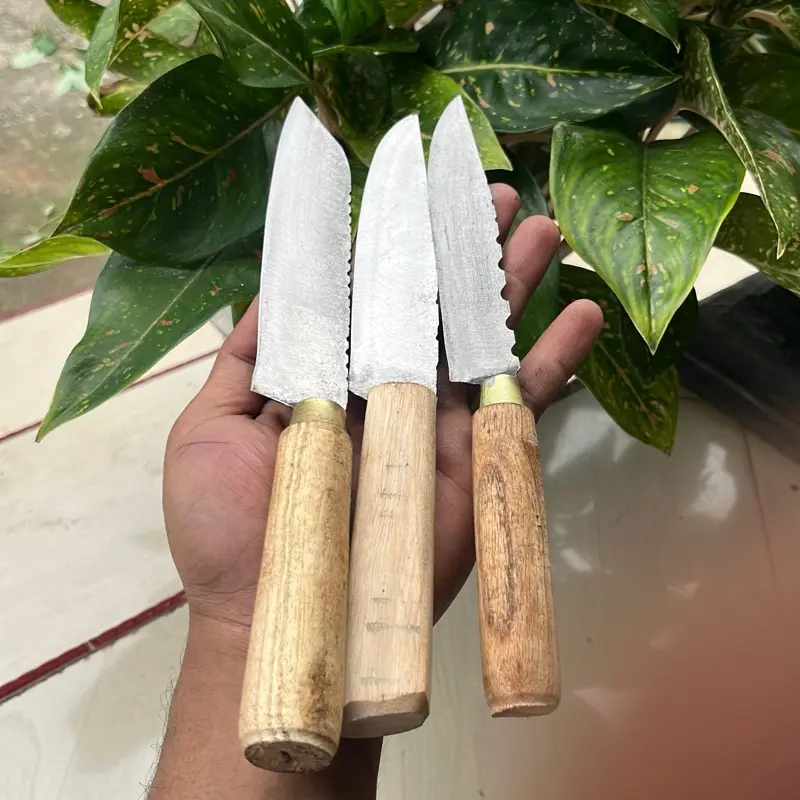 3 pisau bahan baja x gergaji Kitchenware 0
