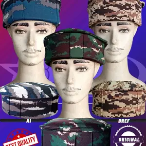 PECI PAKOL MOTIF LORENG PECI AFGANISTAN PECI KUPLUK PECITALIBAN Muslim Pria Dewasa motif loreng peci loreng peci gunung peci santai
