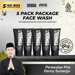 SOMBONG 5-in-1 Face Wash With Coffee & Ginseng 100ml
