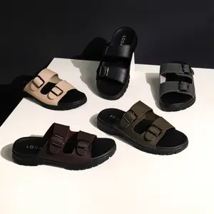 LODA - LD-01 Sendal Slide Kulit Premium Pria Dewasa Lokal