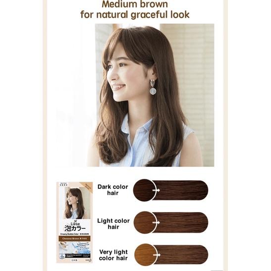 LIESE bubble hair color pewarna rambut bubble foam original 6