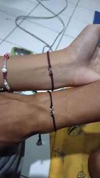 Product Review of Nona Moon | Gelang Couple Infinity (Black-Red) Bracelets | Couple, Love, Soulmate from c**n 0