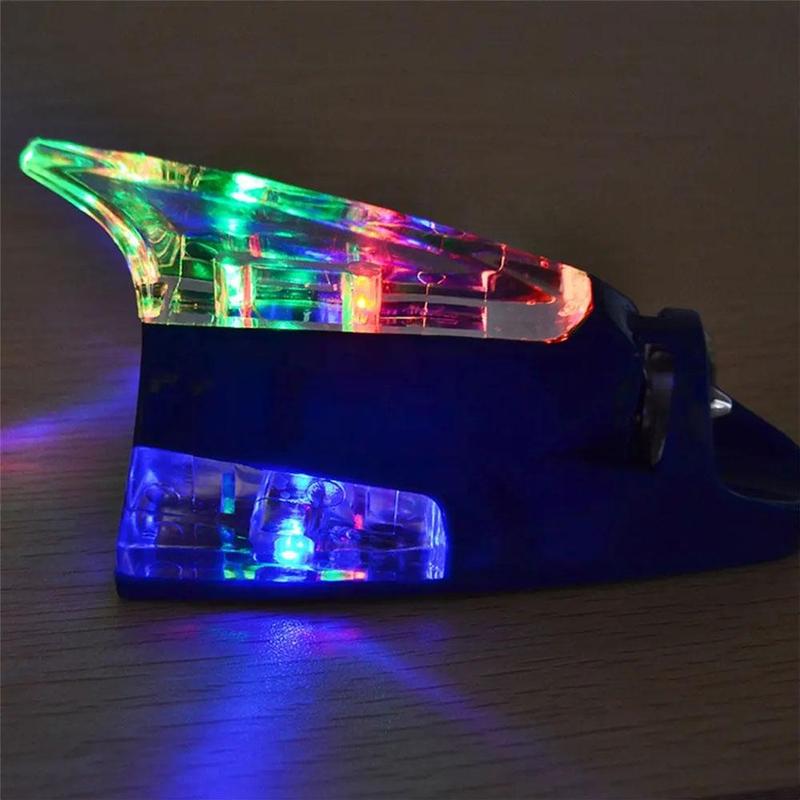 Product Introduction of Car Wind Light Shark Fin Explosion Flashing Anti Rear Car Decorative Collision Exterior Light Z3B4 52